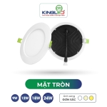 Đèn led âm trần siêu mỏng Pearl 9W PL-9SS-T150-V/TT/T Kingled